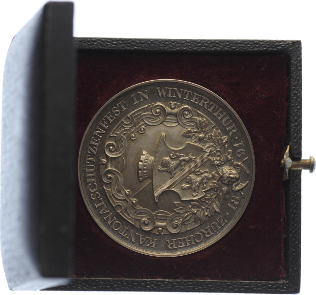 1891 Winterthur - Silber - Kantonales Schützenfest Zürich